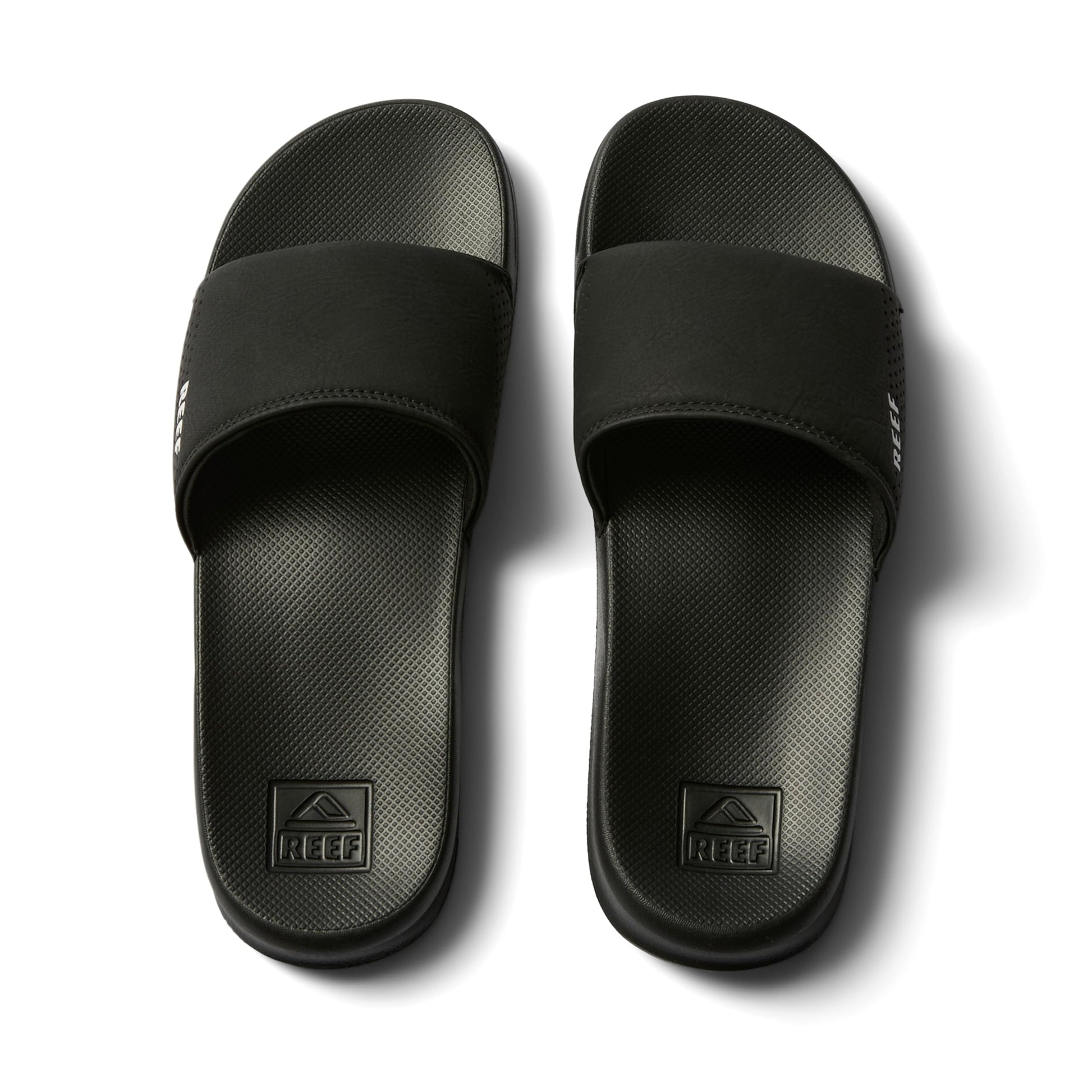 Reef Men's Reef One Slide Slides Black, Size 11M REEF