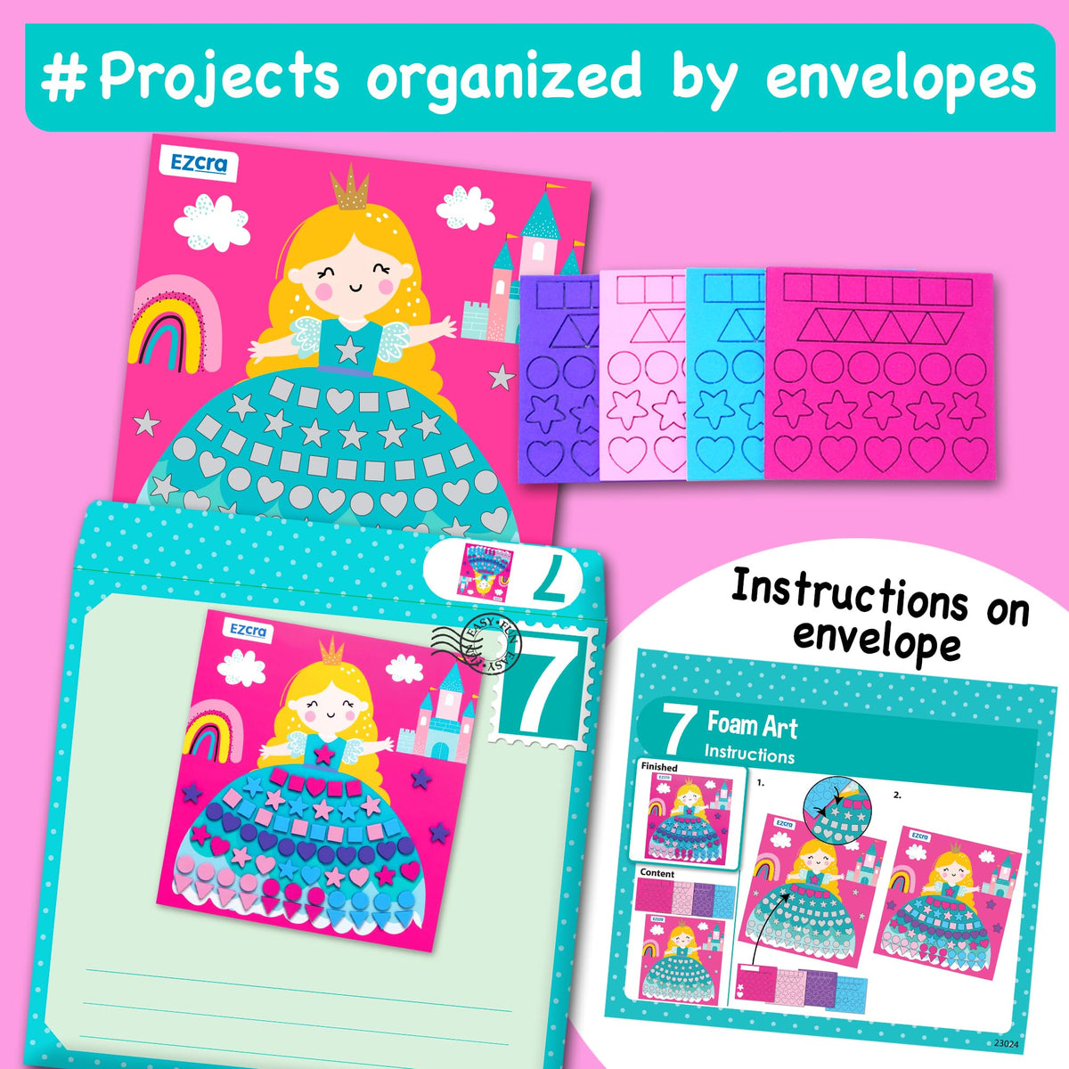 EZCRA Unicorn Craft Kits for Kids 4-8 - 21 Fantasy Projects, All-in-One Box 🍁 All In One Marketplace Canada