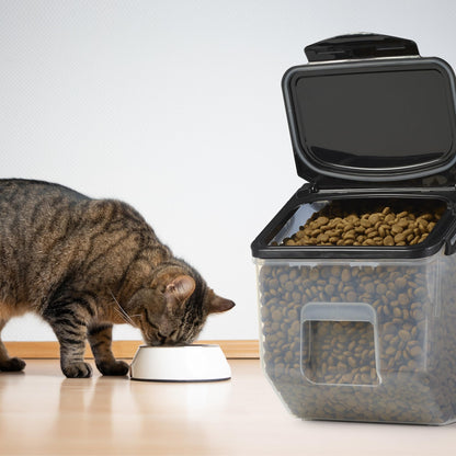 Starfrit LocknLock Pet Food Container with Wheels - 406oz/12L - Airtight - 4-Sided Locking Flip Top Lid 🍁 All In One Marketplace Canada