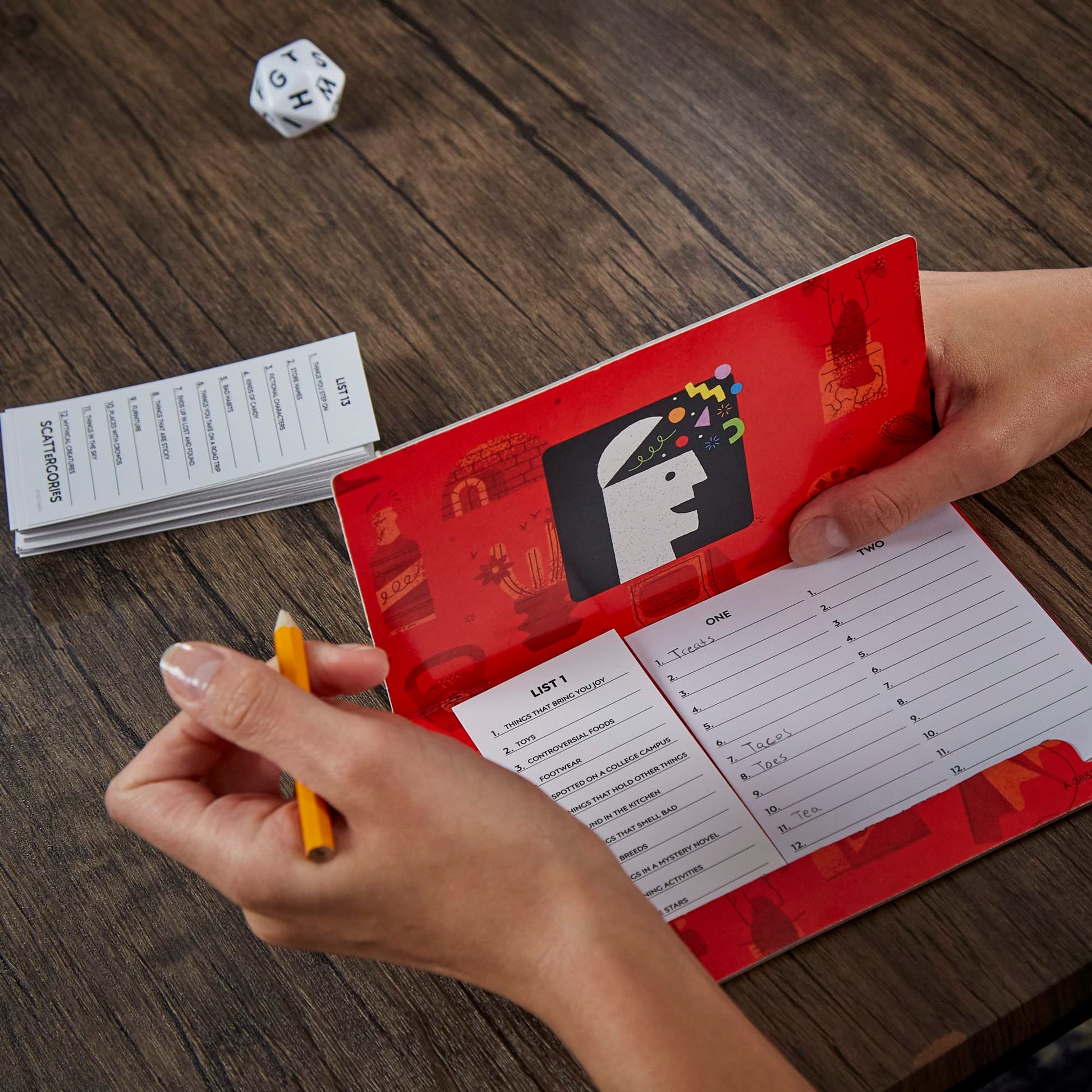 Scattergories Classic Game, Party Game for Adults and Teens Ages 13 and Up, Board Game for 2+ Players (English & French) Hasbro