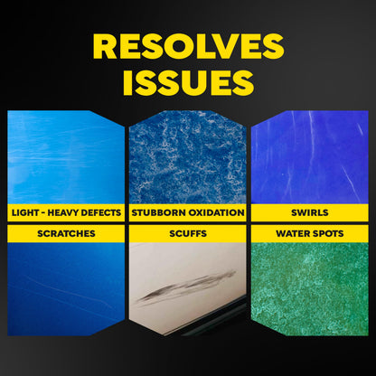 Meguiar’s Marine/RV One Step Boat Compound, Oxidation Remover for Boat, Boat Water Spot Remover, Also Removes Stains and Scratches, Restores Color and Shine to Fiberglass Gel Coat Finishes, 32 Oz Meguiar's