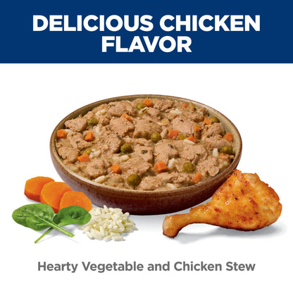 Hill's Science Diet Adult Perfect Weight Canned Dog Food, Hearty Vegetable & Chicken Stew 12 x 354 g Can 🍁 All In One Marketplace Canada