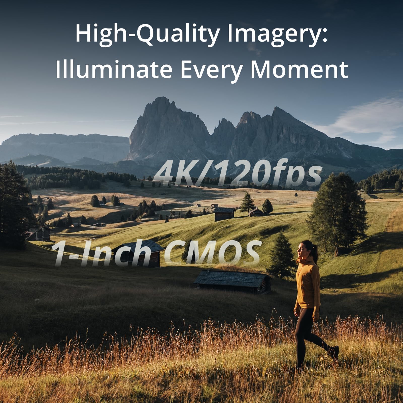 DJI Osmo Pocket 3 Creator Combo, Vlogging Cameras with 1'' CMOS, 4K/120fps Vlog Camera, 3-Axis Stabilization, Face/Object Tracking, Mic Included for Clear Sound, Digital Vlogging Camera for YouTube - Available at All In One Marketplace Canada