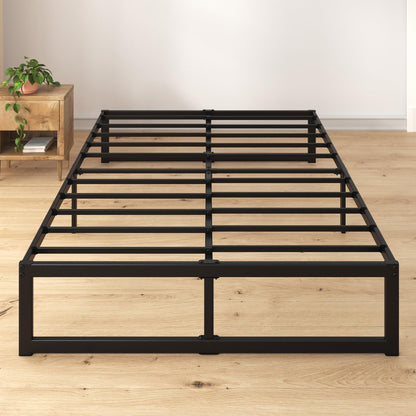 Zinus Full Bed Frame - ABEL 14 inch Metal Bed Frame with Steel Slat Support, No Box Spring Needed, Easy Assembly - Minimalist Platform Bed in a Box with Underbed Storage Space, 5 Year Wrranty, Full - Available at All In One Marketplace Canada