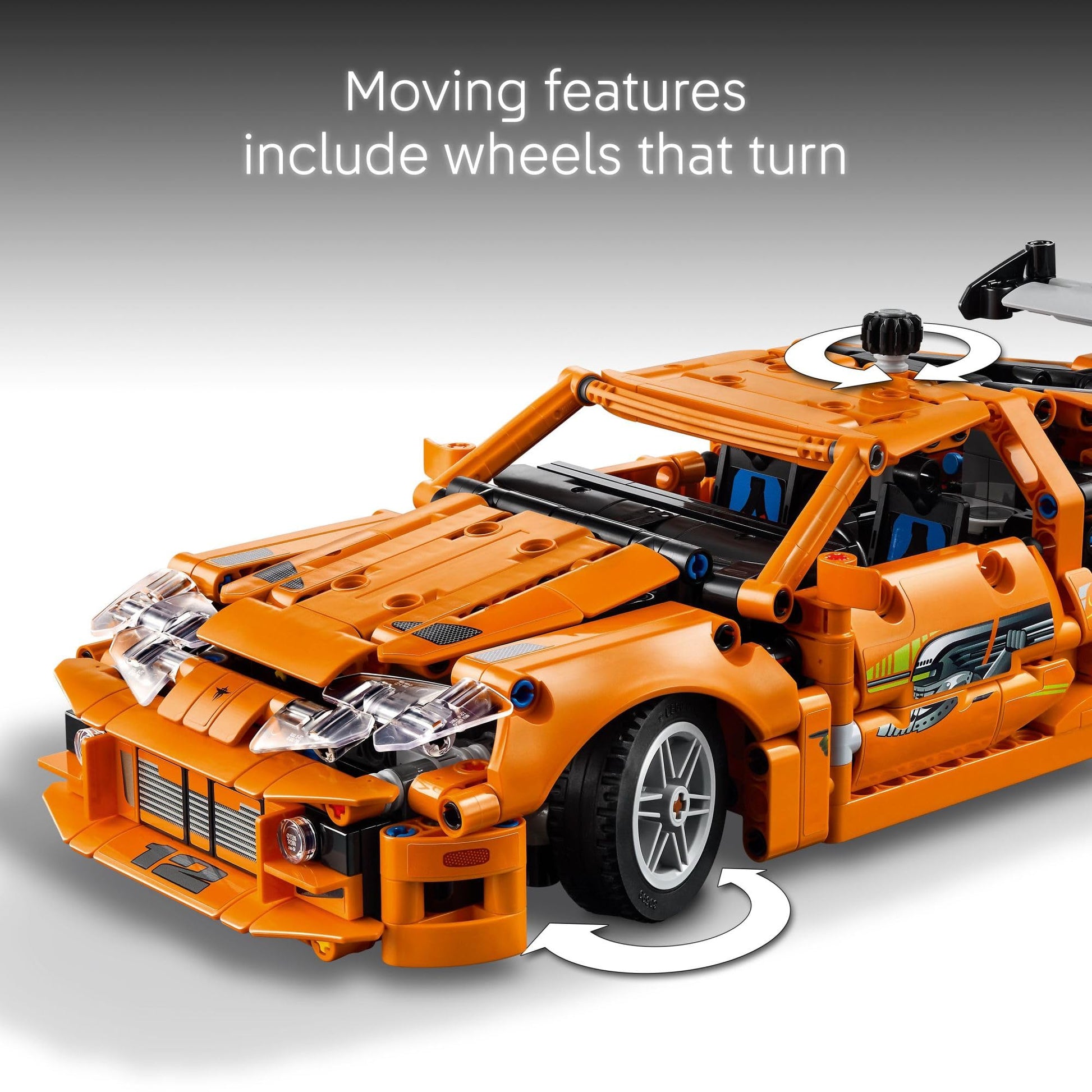 LEGO Technic Fast and Furious Toyota Supra MK4 Building Kit- Toy Car for Kids, Boys, and Girls, Ages 9+ - Creative Gift for Fast and Furious Car Fans - Realistic Engineering Details - 42204 LEGO