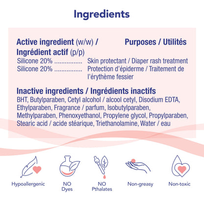Barriere Silicone Cream for Chapped Skin, Skin Irritants, and Diaper Rash, Non-Greasy, Easy To Apply Skin Cream, 450 gram Barriere