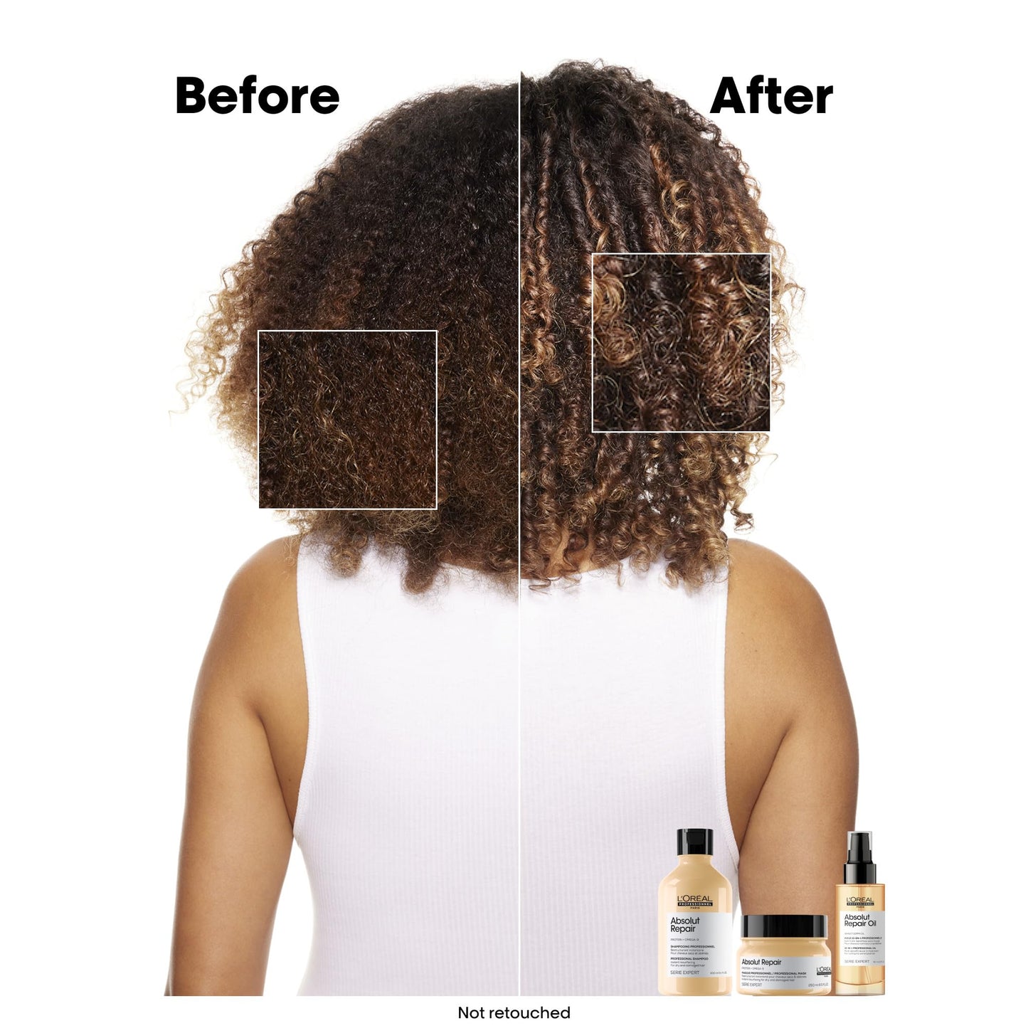 L'Oréal Professionnel Absolut Repair Shampoo Refill, Damaged Hair, 500 mL L'Oréal Professionnel Paris