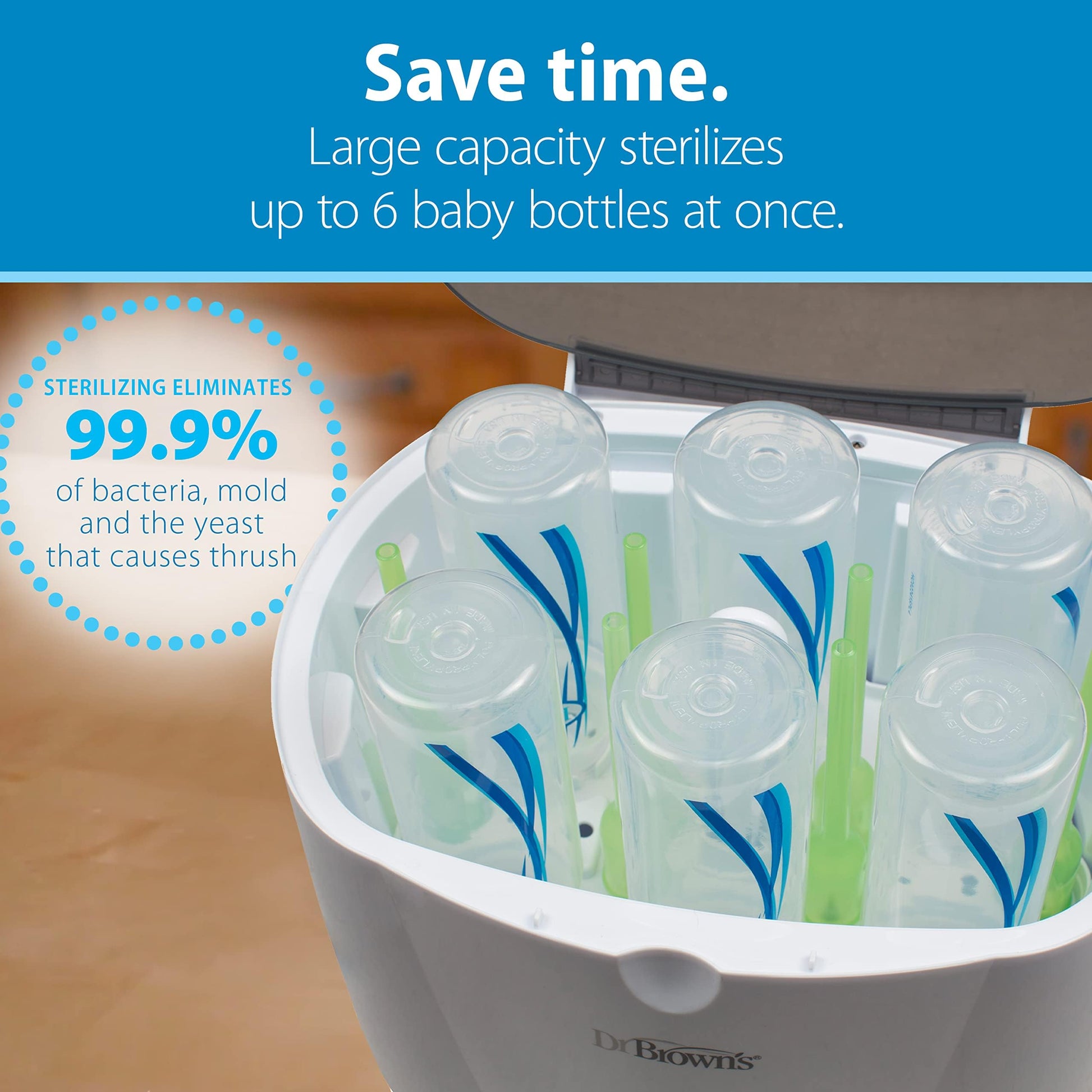 Dr. Brown's Deluxe Electric Sterilizer for Baby Bottles and Other Baby Essentials - Available at All In One Marketplace Canada