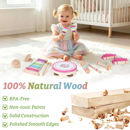 ATOYUS Musical Instruments for Toddlers 1-3, Unicorn Montessori Music Toys 🍁 All In One Marketplace Canada