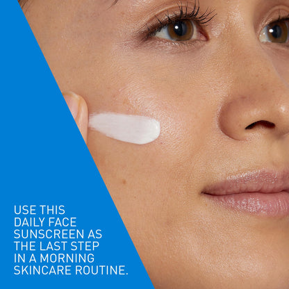 CeraVe Facial Moisturizer with SPF 30. Face Sunscreen Lotion with Hyaluronic Acid, Niacinamide & Ceramides for Women & Men. Oil-free, normal to dry skin. Verified Extended Use Date, Travel Size 89ML