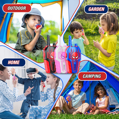 Walkie Talkies for Kids 3 Pack, Exssary Toys for 3 4 5 6 Year Old Boys Kids Walkie Talkie Amazing Christmas Birthday Gifts for Boy Girl Age 3-5 6-8 Camping Backyard Outdoor Toys 🍁 All In One Marketplace Canada