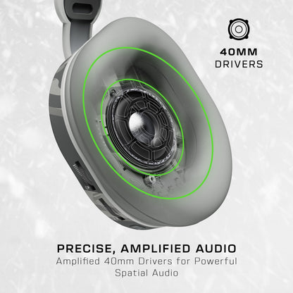 Turtle Beach Stealth 500 Wireless Gaming Headset Licensed for Xbox Series X|S, Compatible with Xbox One, Bluetooth, PC, Mobile, 40 Hr Battery, Memory Foam Cushions, Flip-to-Mute Mic – Arctic Camo