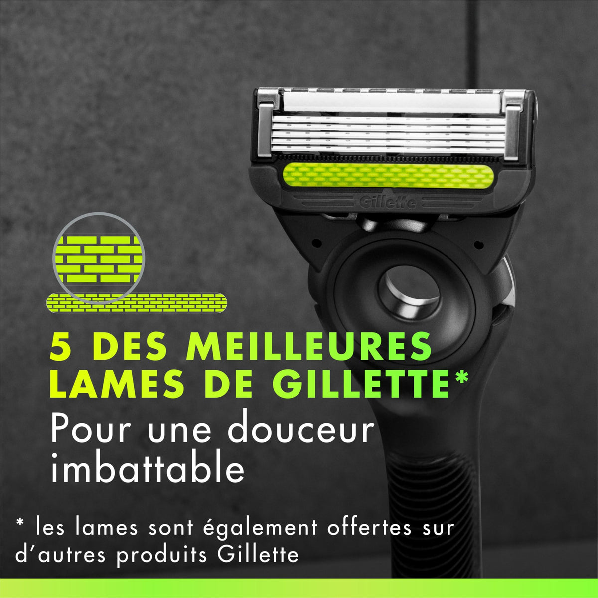 GilletteLabs Razor Blade Refills, Refills for Men Compatible with GilletteLabs Exfoliating Bar and Heated, 1 Pack (Count of 8)