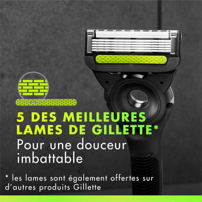 GilletteLabs Razor Blade Refills, Refills for Men Compatible with GilletteLabs Exfoliating Bar and Heated, 1 Pack (Count of 8)