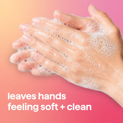 Method Foaming Hand Soap, Biodegradable Formula with Foaming Soap Dispenser Made of 100% Recycled Plastic, Pink Grapefruit Scent, 300 ml Soap Pump Bottles, 6 Pack Method