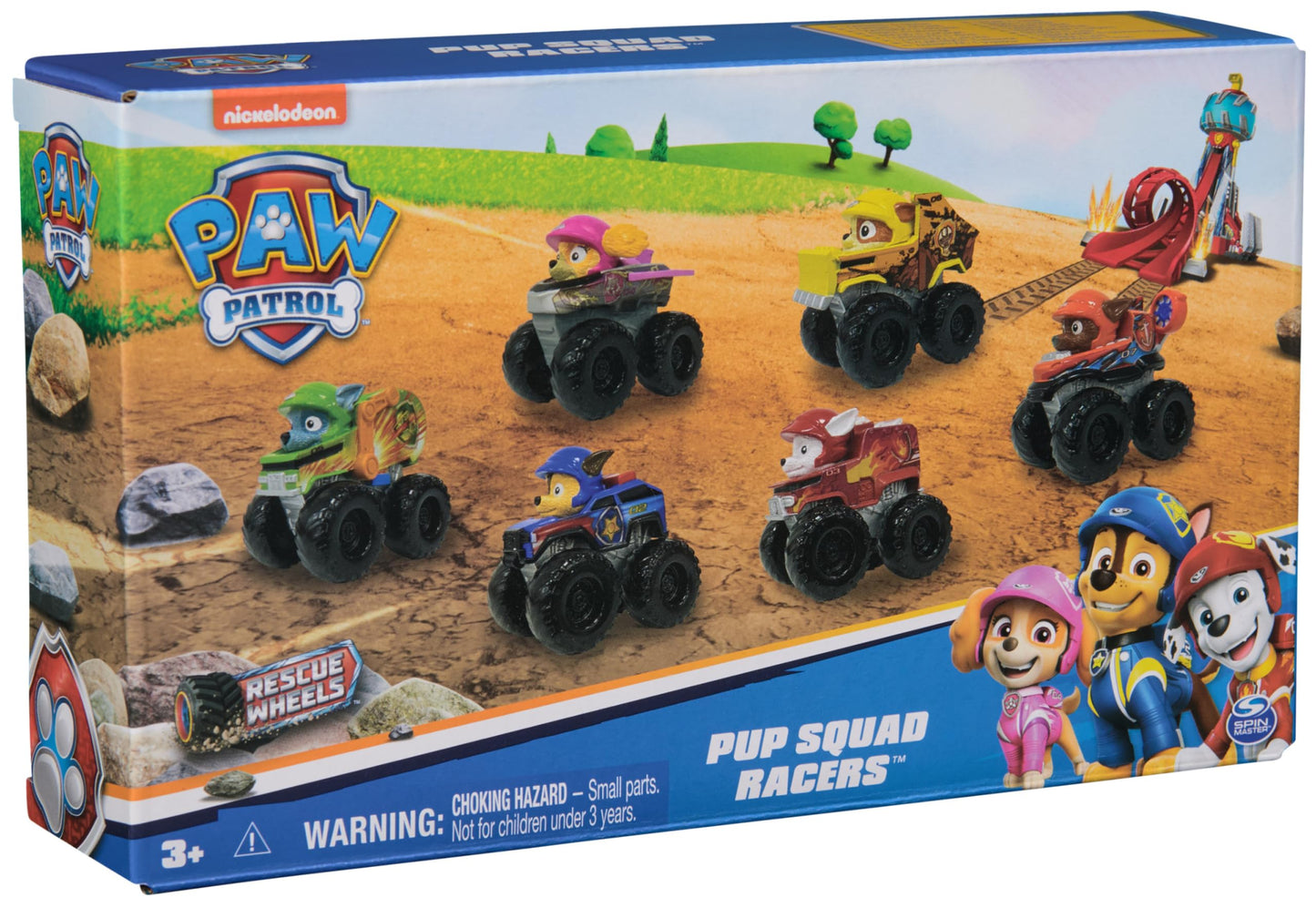 PAW Patrol: Rescue Wheels, 6-Piece Pup Squad Racers, Toy Cars Gift Set, Kids Toys for Boys & Girls Ages 3 and Up PAW PATROL
