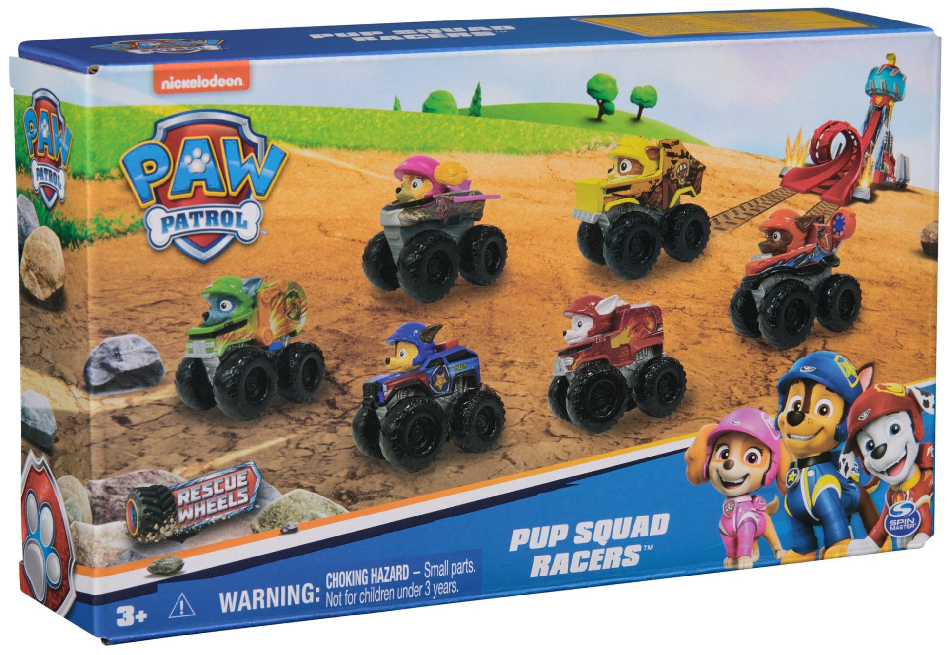PAW Patrol: Rescue Wheels, 6-Piece Pup Squad Racers, Toy Cars Gift Set, Kids Toys for Boys & Girls Ages 3 and Up PAW PATROL