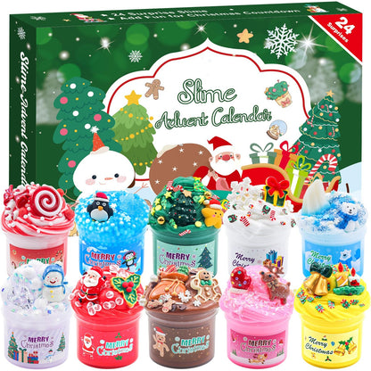 2026 Slime Advent Calendar, DIY Fluffy Slime Kit with 24 Surprise Gifts 🍁 All In One Marketplace Canada