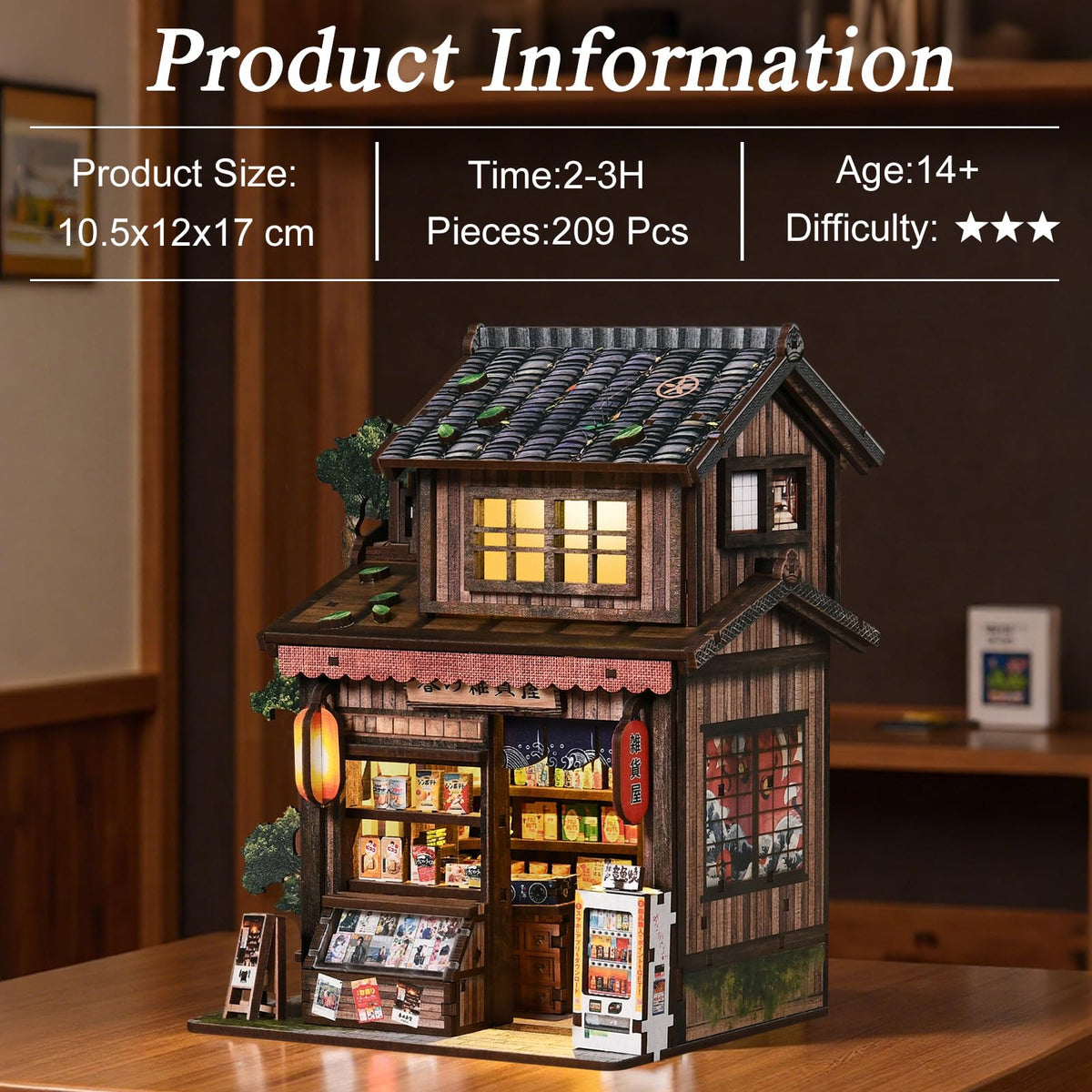DIY Book Nook Kits for Adults Miniature House Kit with LED Lights for Teens 🍁 All In One Marketplace Canada