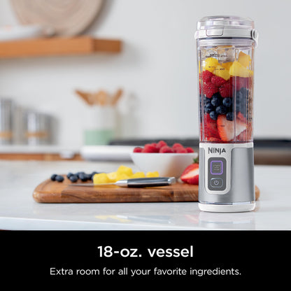 Ninja Blast Portable Blender, Cordless, 18oz. Vessel, Personal Blender for Shakes & Smoothies, BPA Free, Leakproof Lid, USB-C Rechargeable, White, BC151WHC (Canadian Version) 🍁 All In One Marketplace Canada