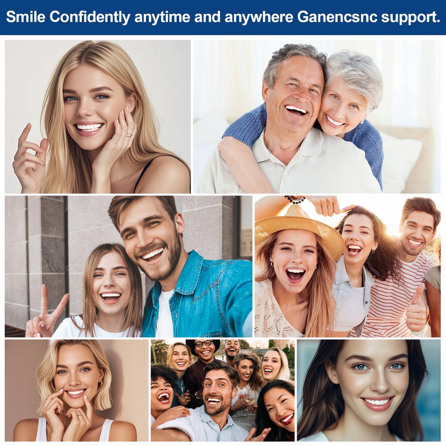 35% Ganencsnc 10-Pack Teeth Whitening Gel Refills - Gentle 35% Carbamide Peroxide Formula - Compatible with Teeth whitening Kit,No Sensitive Teeth Whitener - Available at All In One Marketplace Canada