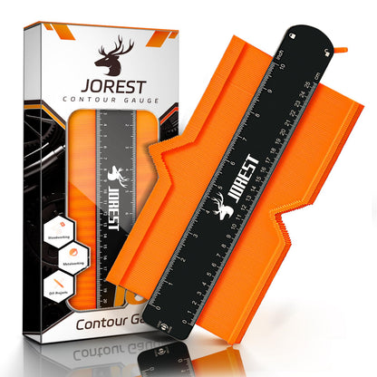 JOREST Profile Gauge Christmas Gifts Ideas (10 Inch), Stocking Stuffers for Men Dad Husband Him, Super Contour Duplicator with Lock, Shape Outline Tool for Woodworking, Tile Flooring, Angle Measuring 🍁 All In One Marketplace Canada