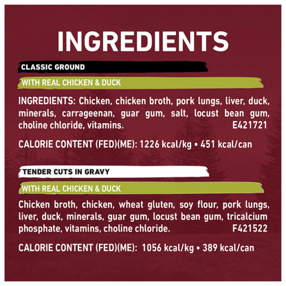 Purina ONE True Instinct Wet Dog Food, in Gravy Variety Pack 368g (6 Pack) Purina ONE