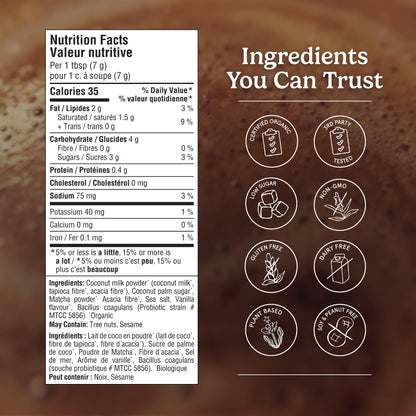 Organic Traditions Superfood Chocolate Latte Powder, Instant Blend, 5.3oz 🍁 All In One Marketplace Canada
