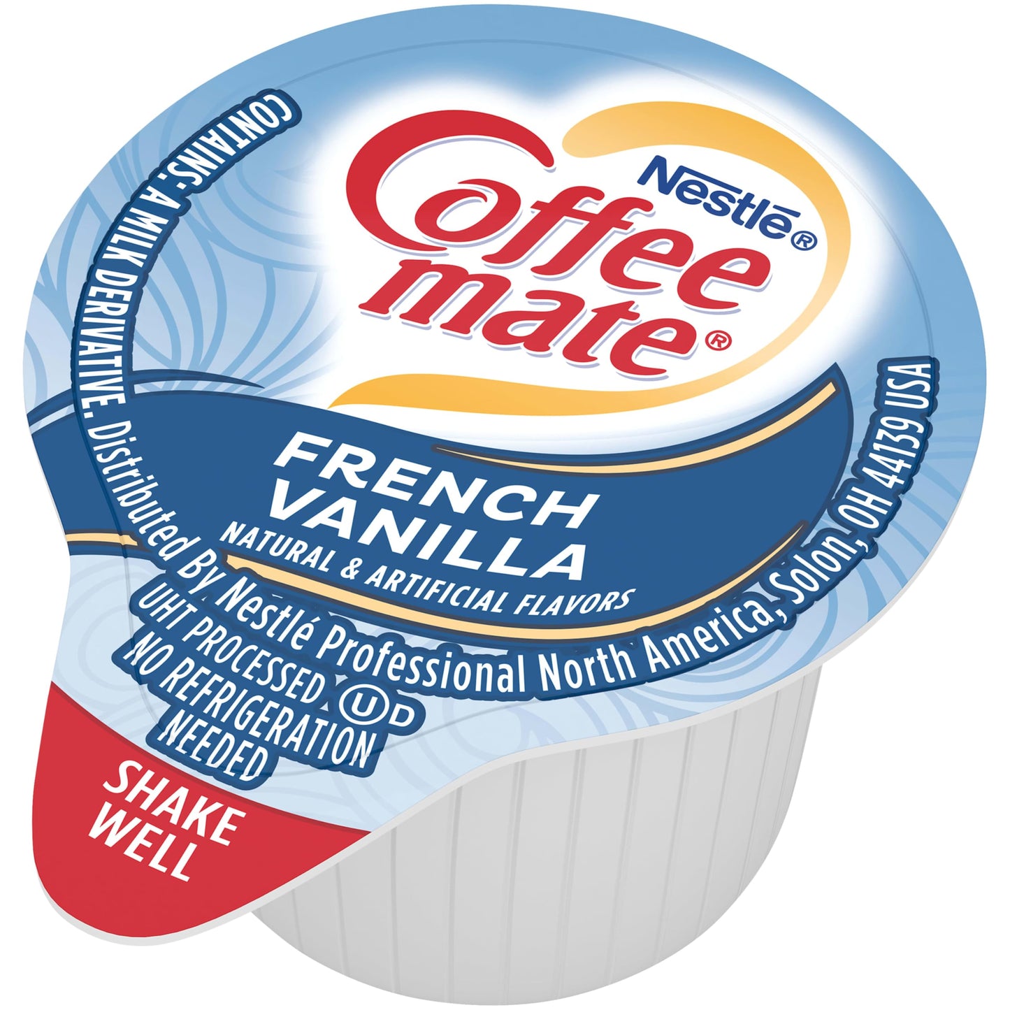 Coffee Mate French Vanilla Liquid Creamer, 180 Single-Serve Portions (67.5 oz)