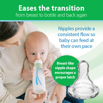 Dr. Brown’s Natural Flow Anti-Colic Options+ Narrow Glass Bottle Starter Set