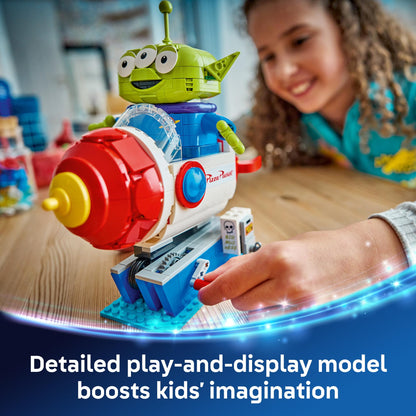 LEGO Disney and Pixar Toy Story Alien with Pizza Planet Rocket Ride - Building Toy for Girls & Boys, Ages 9+ - Disney Gift Idea - Kids Bedroom Decor - 43307 - Available at All In One Marketplace Canada