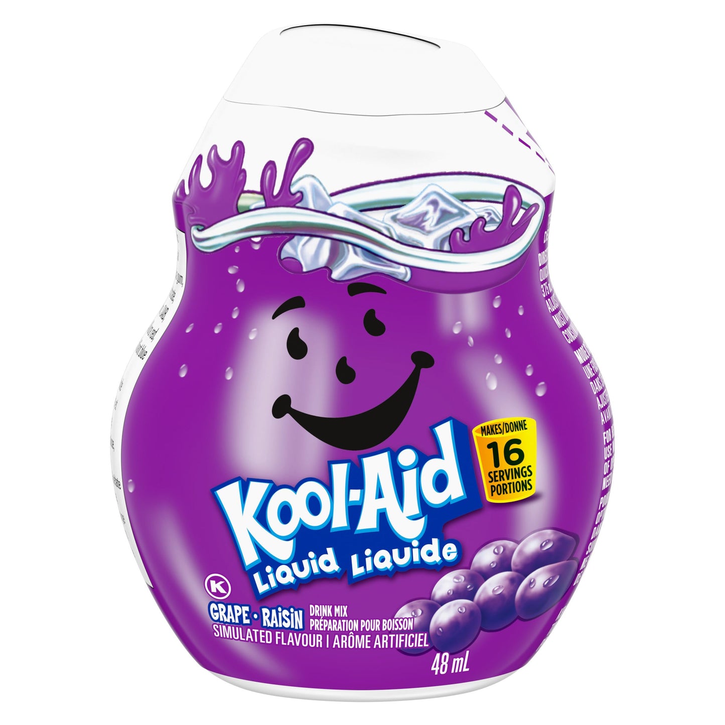 Kool-Aid Grape Liquid Drink Mix, 48 mL Bottle (Pack of 12)
