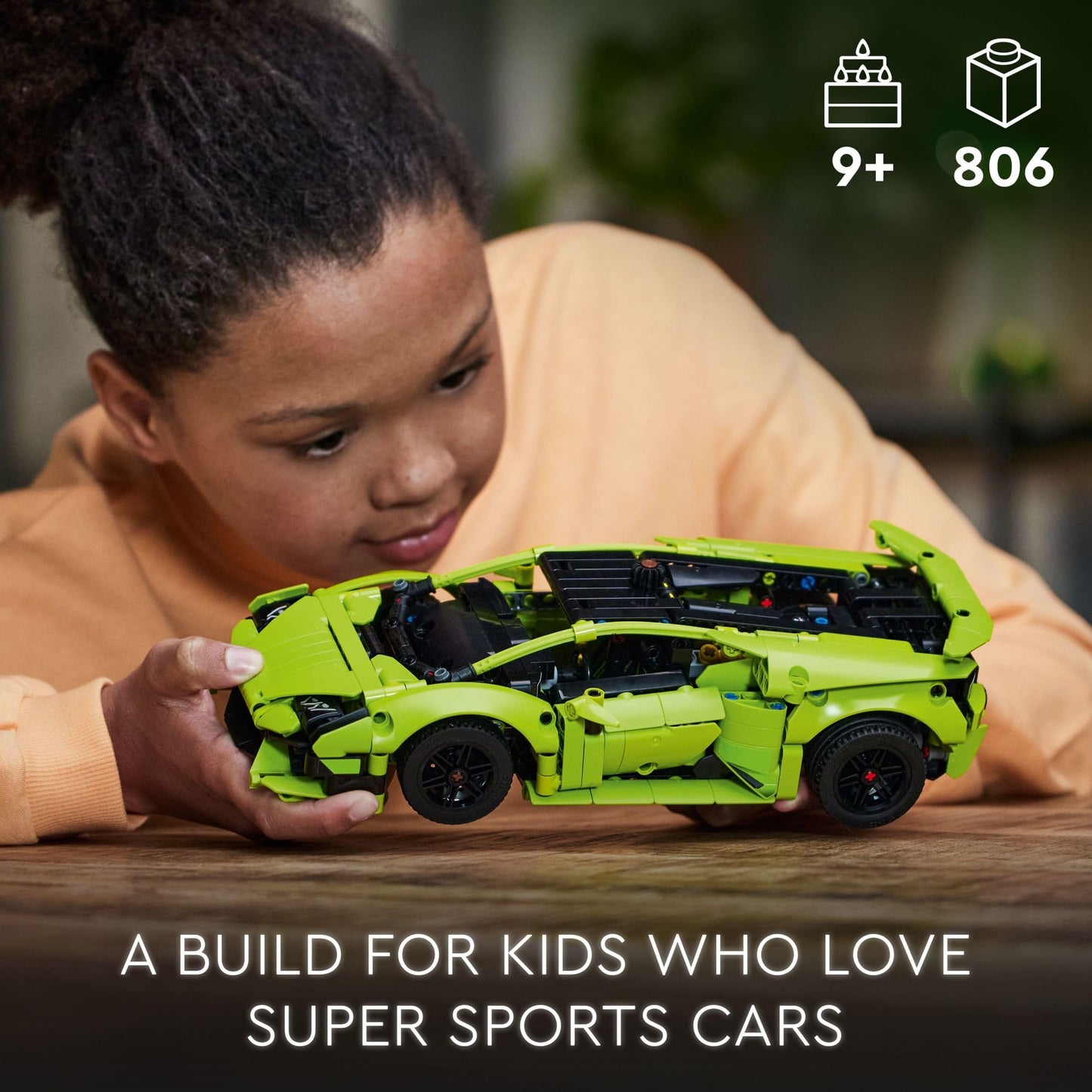 LEGO Technic Lamborghini Huracán Tecnica Advanced Sports Car Building Kit for Kids Ages 9 and up Who Love Engineering and Collecting Exotic Sports Car Toys, 42161 - Available at All In One Marketplace Canada