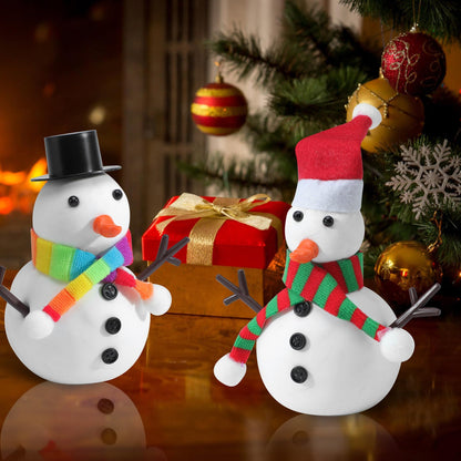ARTPAR 20 Pk Clay Snowman Kit,Christmas Stocking Stuffers Craft for Kids 🍁 All In One Marketplace Canada