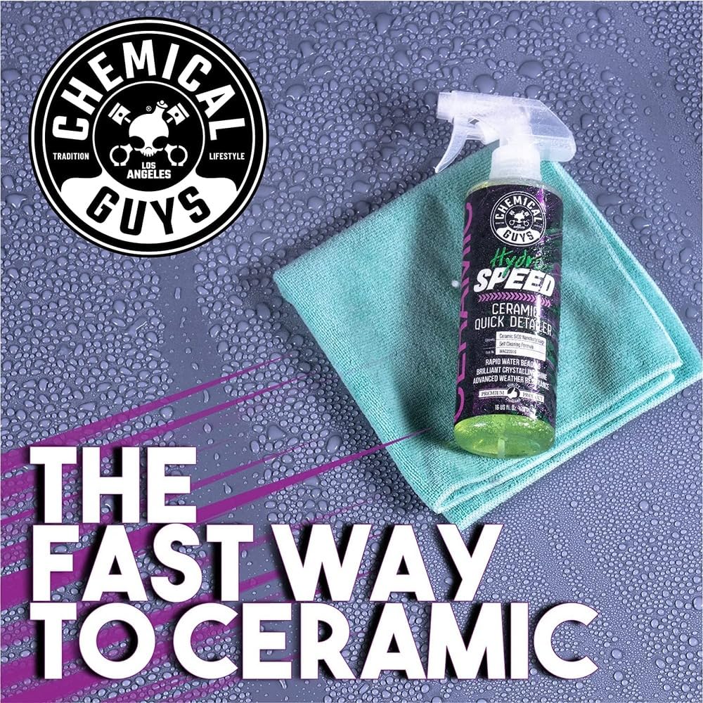 Chemical Guys HydroSpeed Ceramic Quick Detailer, Safe for Cars, Trucks, SUVs, Motorcycles, RVs & More, 473 ml Chemical Guys