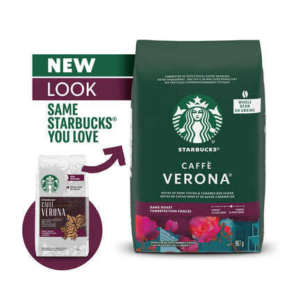 Starbucks Caffè Verona Dark Roast Whole Bean Coffee, 907g