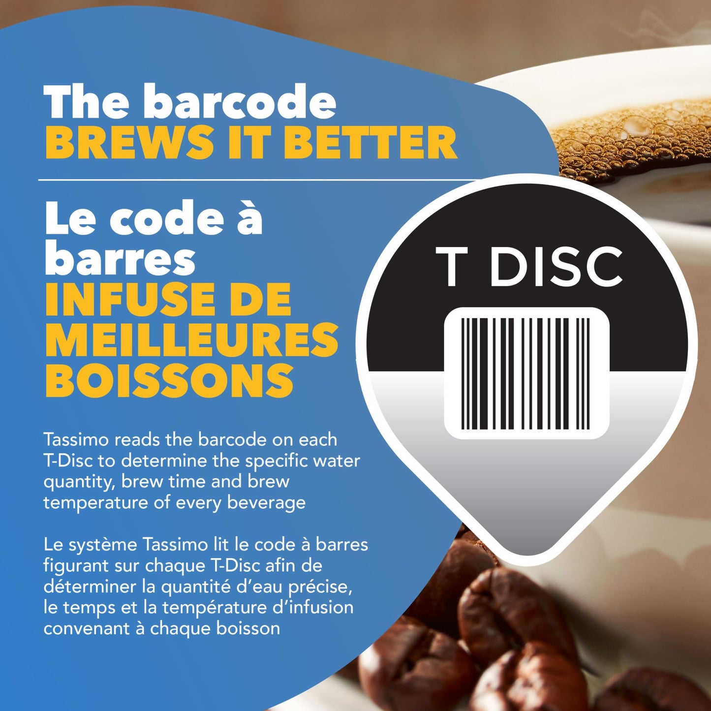 Tassimo Nabob Espresso Single Serve T-Discs, 70 Count