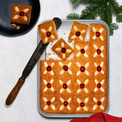 Baking Pans Set of 3, E-far Stainless Steel Sheet Cake Pan for Oven - 12.5/10.5/9.4Inch, Rectangle Bakeware Set for Cake Lasagna Brownie Casserole Cookie, Non-toxic & Healthy, Dishwasher Safe 🍁 All In One Marketplace Canada