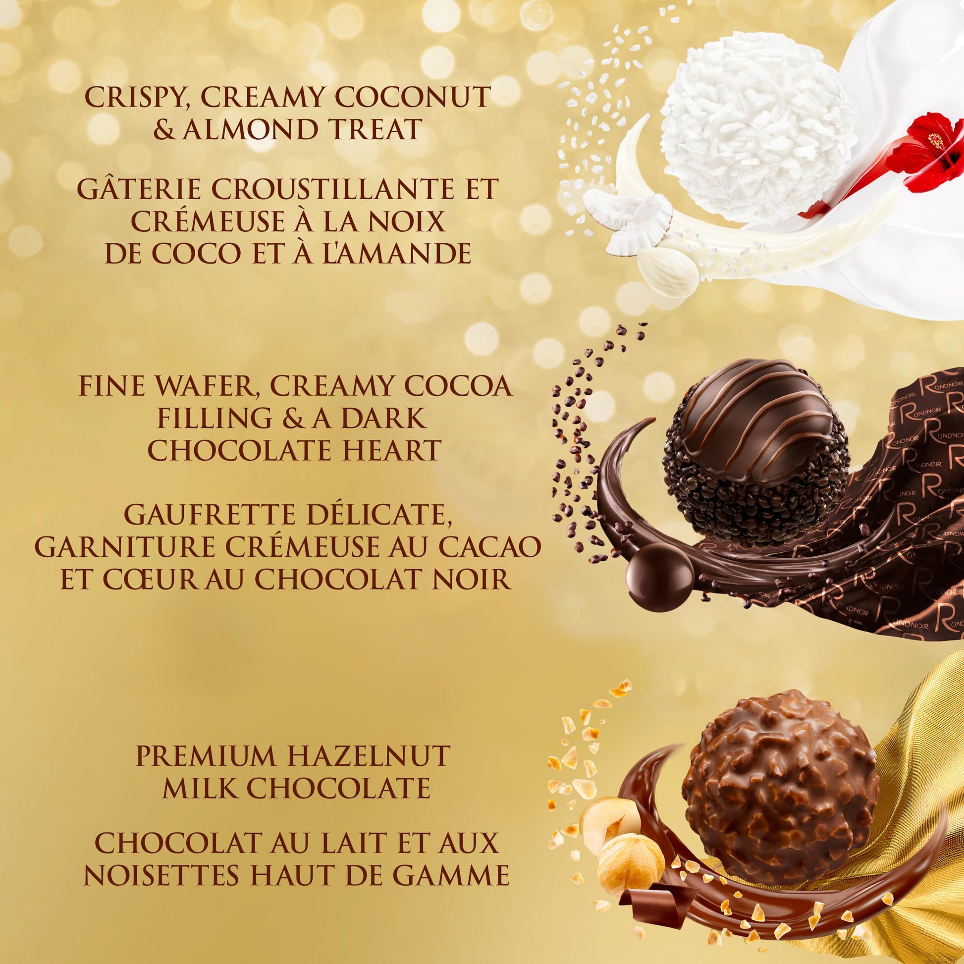 Ferrero Collection Assorted Chocolate & Coconut Gift Box - 48 Pieces (518g)