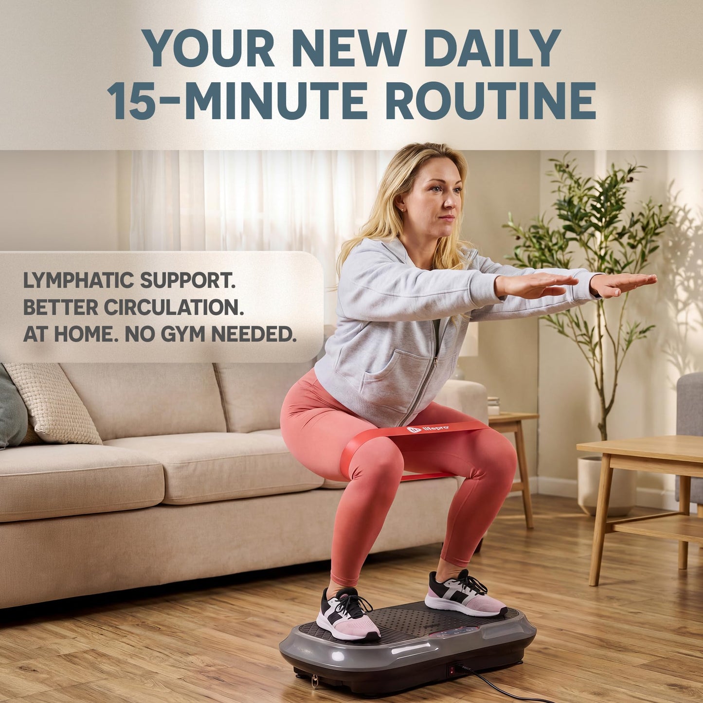 Lifepro Waver Vibration Plate Exercise Machine,Dual-Action Motion- 10 Modes 🍁 All In One Marketplace Canada