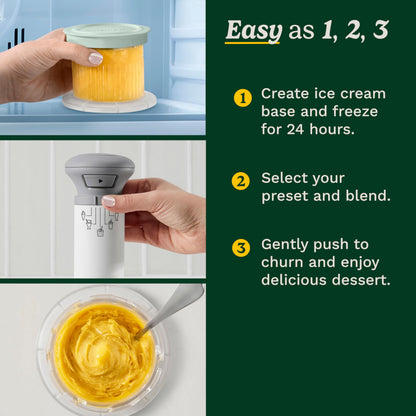 Cuisinart Ice Cream Maker, 5-in-1, 3 Half-Pint Mixing Cups Cuisinart