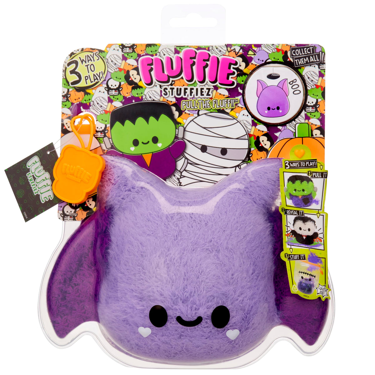 Peluche Fluffie Stuffiez - Chauve-souris d'Halloween