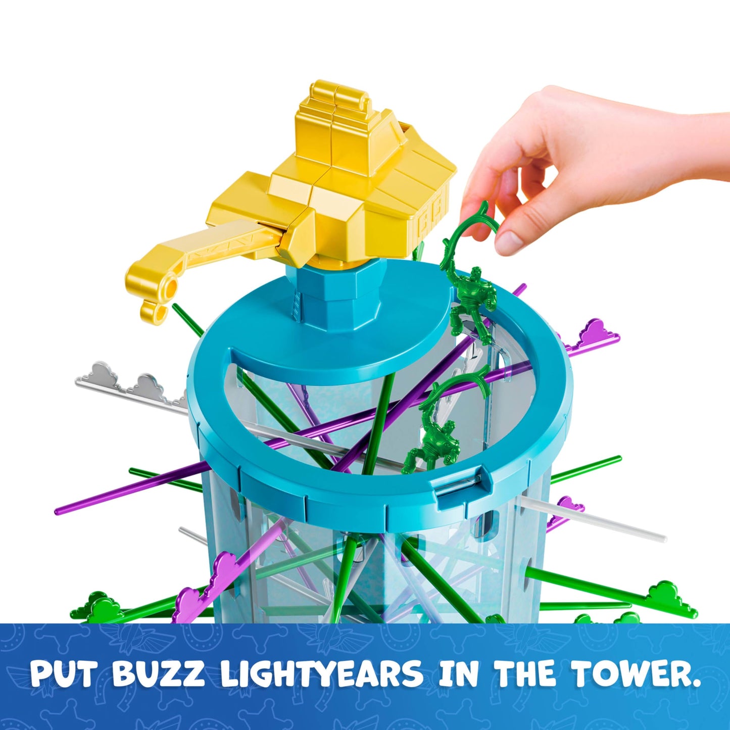 Mattel Games Kerplunk Disney and Pixar’s Toy Story 5 Kids & Family Game with Buzz Lightyears and Inspired by the Movie for 2 to 4 Players Ages 5+ Mattel Games