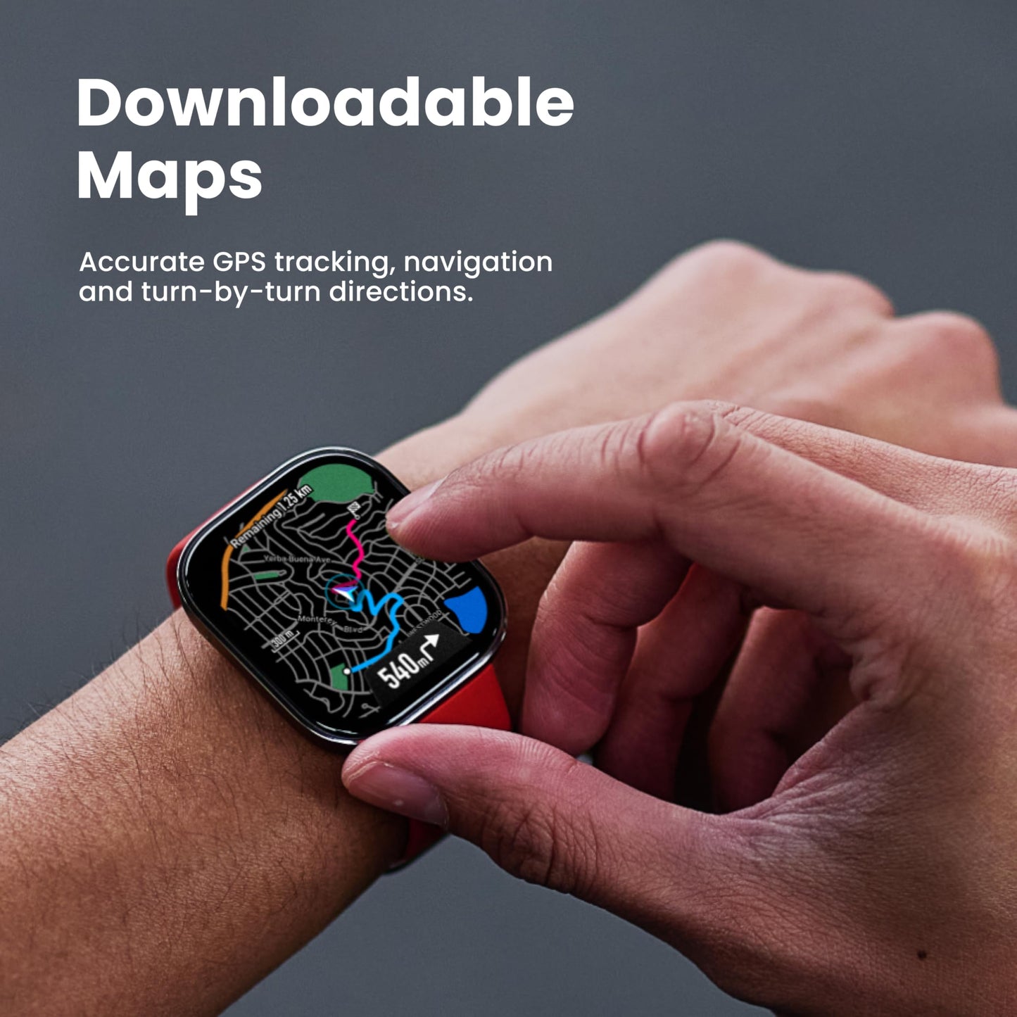 Amazfit Bip 6 Smart Watch 46mm, 14 Day Battery, 1.97" AMOLED Display, GPS & Free Maps, AI, Bluetooth Call & Text, Health, Fitness & Sleep Tracker, 140+ Workout Modes, 5 ATM Water-Resistance, Black - Available at All In One Marketplace Canada