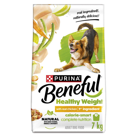 Beneful Healthy Weight Dry Dog Food, Real Chicken - 7 kg Bag
