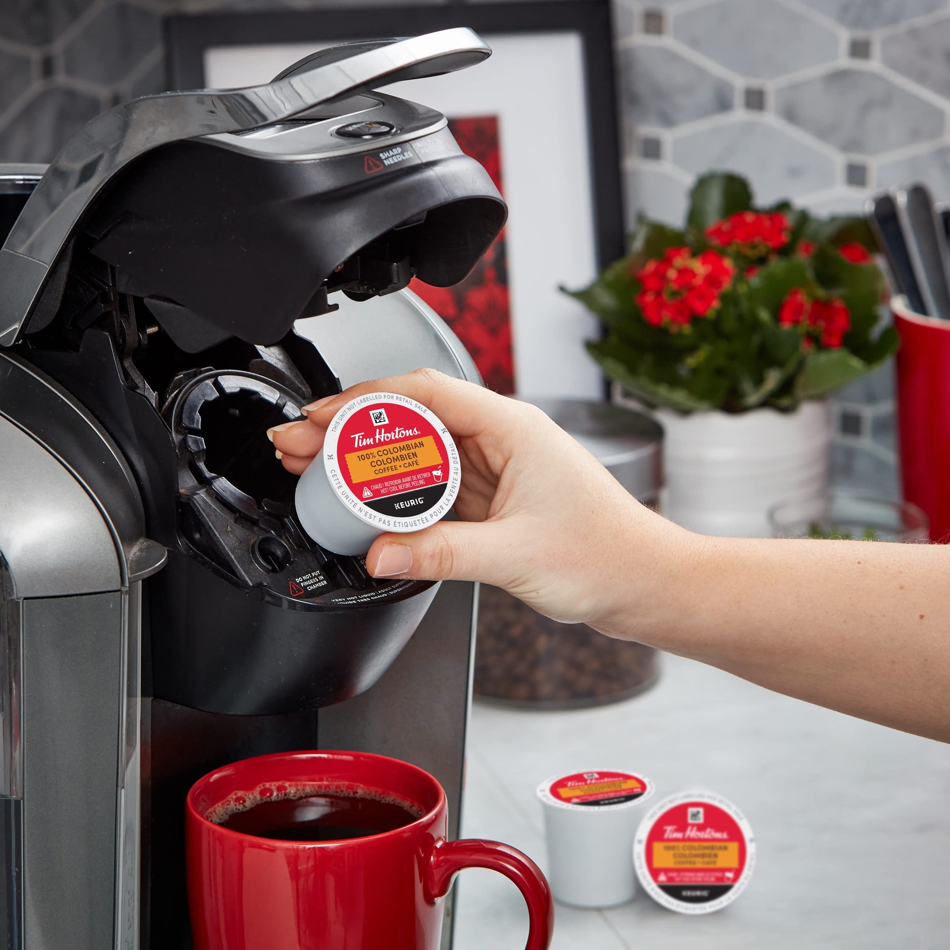 Tim Hortons Colombian Coffee Medium Roast K-Cup Pods – 48 Count