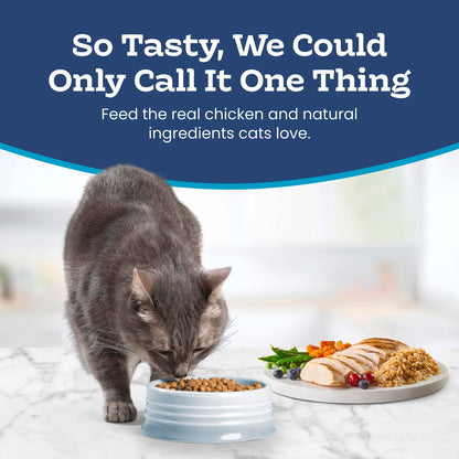 Blue Buffalo Tastefuls Chicken & Brown Rice Recipe Adult Dry Cat Food Weight Control, Real Chicken First, Deliciously Healthy Natural Cat Food, Supports Digestive Care and Coat Health, 15 lbs.