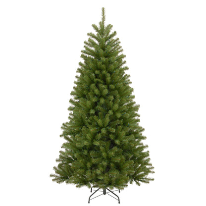 National Tree Company 7.5 ft (2.3m) Unlit North Valley Spruce Artificial Christmas Tree, 1,346 Tips, Includes Stand, Green