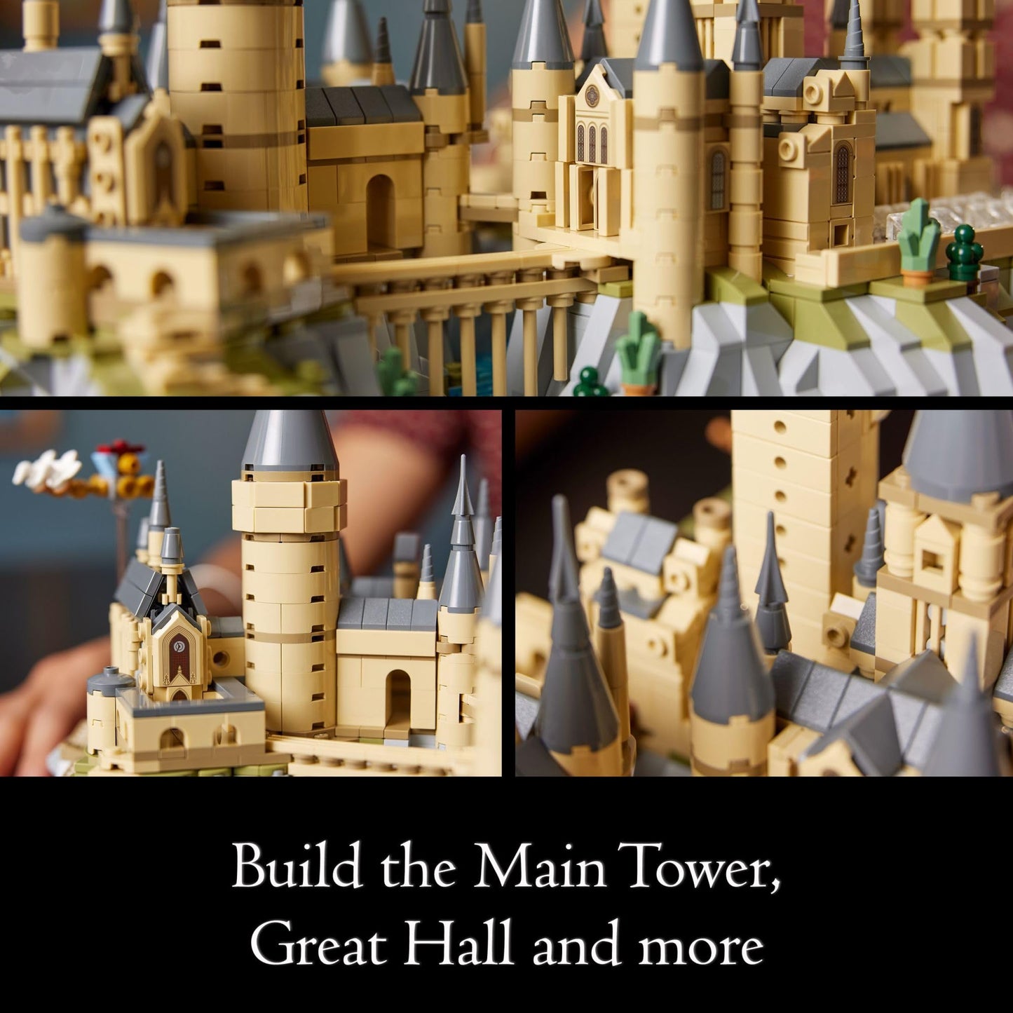 LEGO Harry Potter Hogwarts Castle and Grounds 76419 Building Set, Gift Idea for Adults, Buildable Display Model, Collectible Harry Potter Playset, Recreate Iconic Scenes from The Wizarding World LEGO