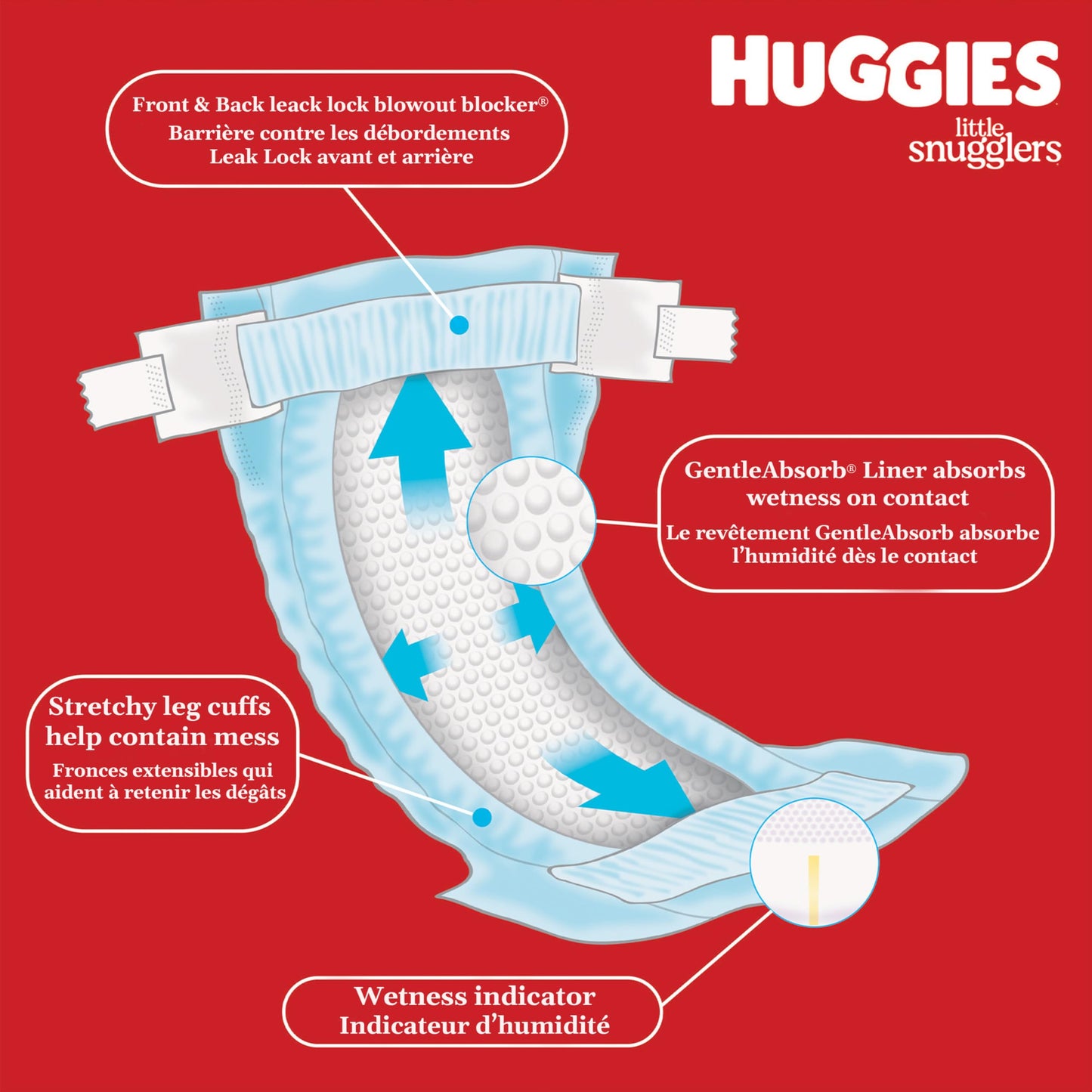Huggies Little Snugglers Baby Diapers, Size 4, 66 Count